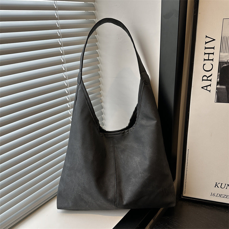 European and American Style Large Capacity Women's Bag2025Summer New Fashionable Single Shoulder Tote Bag Casual Underarm Bag