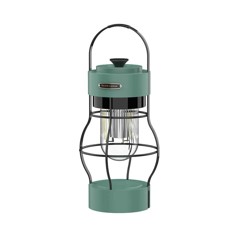 New Outdoor Camping Lantern Camping Light Camping Atmosphere Light Rechargeable Lighting Portable Retro Lantern Tent Camp Light