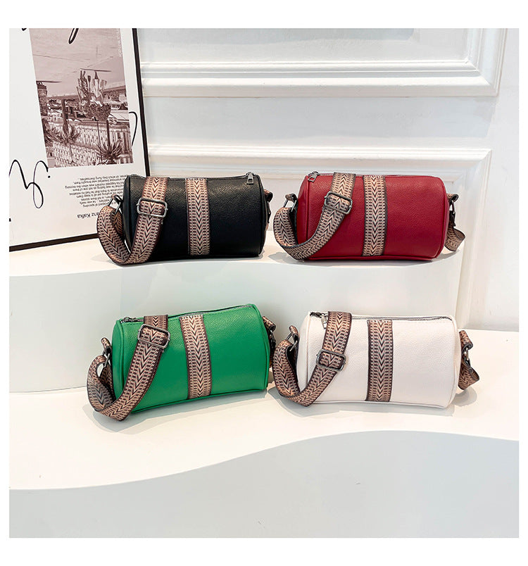 Genuine Leather Fashion Large Capacity Women's Bag2023New Top Layer Cowhide European and American Retro Casual Bag Trendy Single Shoulder Crossbody Bag
