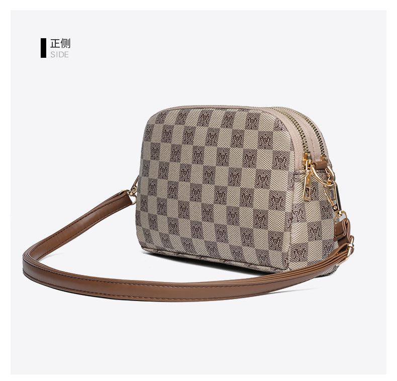 2834Yagelaisi Bag for Women New Simple Versatile Shoulder Bag Retro Trendy Crossbody Women's Bag Phone Bag