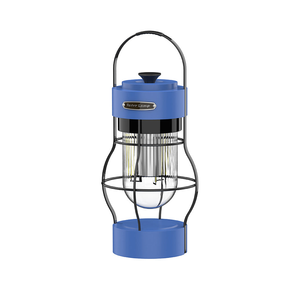 New Outdoor Camping Lantern Camping Light Camping Atmosphere Light Rechargeable Lighting Portable Retro Lantern Tent Camp Light