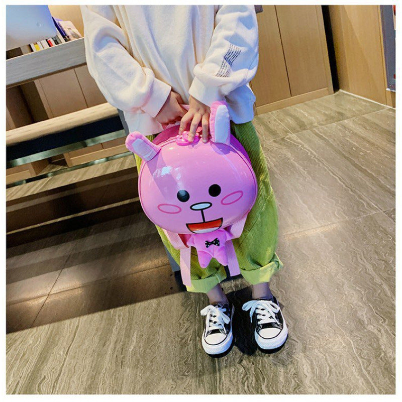 ~Anti-lost Backpack Cartoon Kindergarten Baby Boys Girls Children Eggshell Cute Small Backpack http://detail.1688.com/offer/963317968098.html