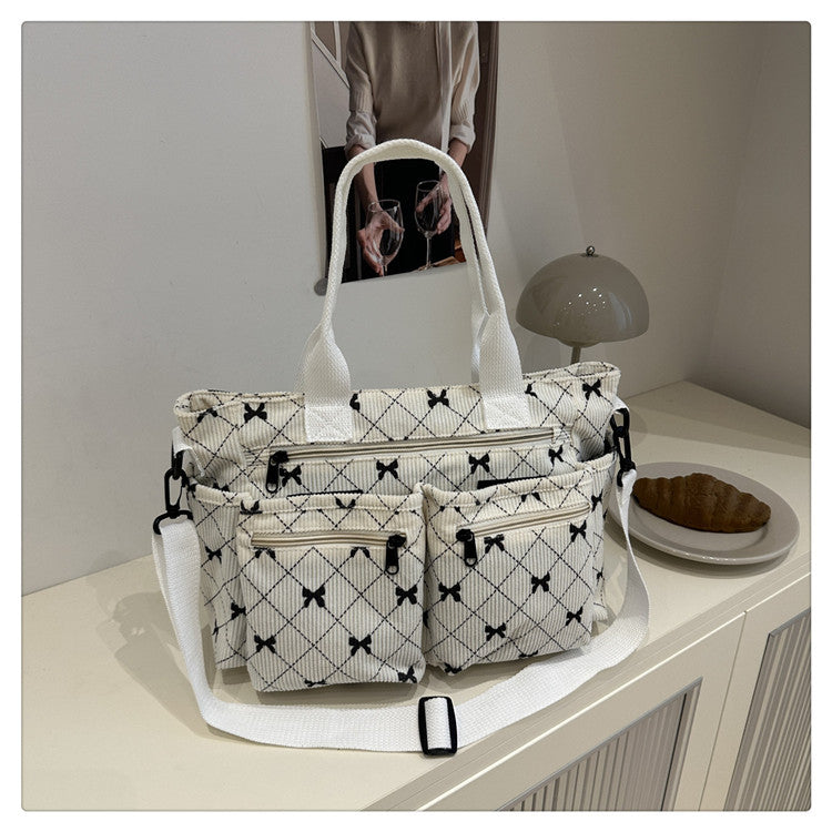 2025Summer New Simple Fashion Underarm Tote Bag This Year's Trendy Retro Commuter Shoulder Bag for Women