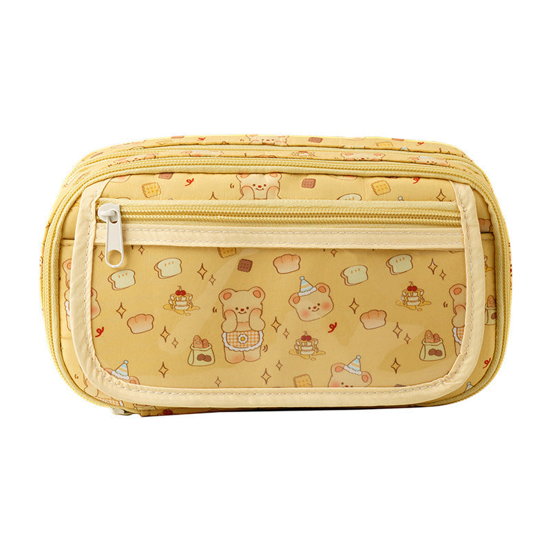 Butter Bear Pencil Case Children's Stationery Set Back-to-School Season Elementary School Student Rewards Prizes Birthday Gifts Souvenirs http://detail.1688.com/offer/946949658405.html
