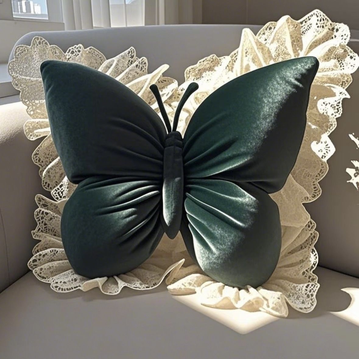 Princess Butterfly Office Cushion Living Room Bowknot Bedroom Car Sofa Cushion Home New Pillow Room