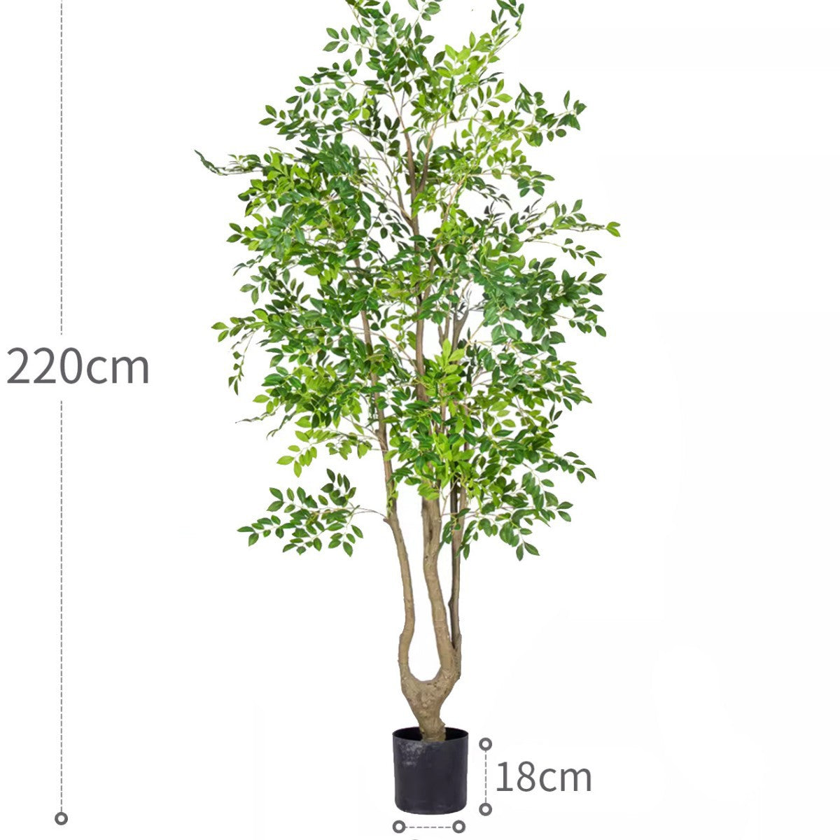 High-End Artificial Green Plant Elm Money Tree Banyan Tree Large Floor Plant Indoor Living Room Atmosphere Fake Tree Landscaping Decoration