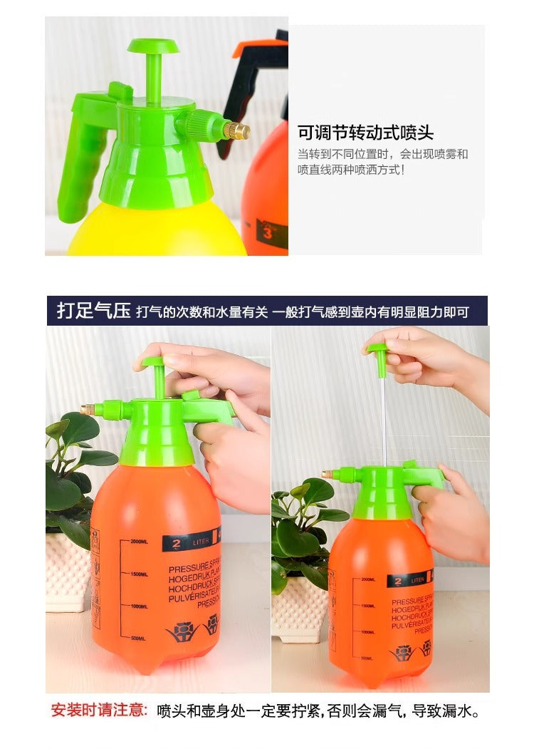 Pressure Watering Can Handheld Large Capacity Garden Pressure Watering Can Plant Irrigation Watering Can Tool for Watering Flowers and Plants