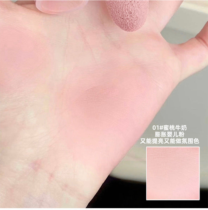 KAKE Velvet Liquid Blush Brightening Natural Korean Style Low Saturation Matte Blush Stick Affordable for Students