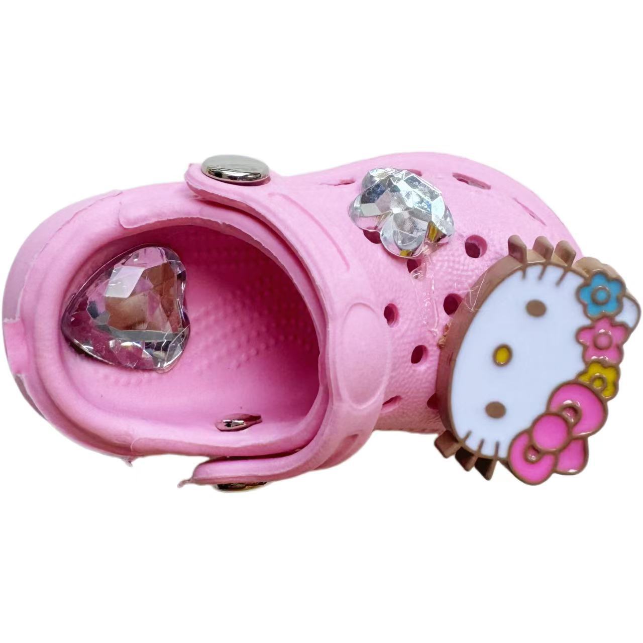 Diamond-Encrusted Cute Cartoon Cat Slippers Hair Clip Duckbill Clip Fresh Sweet Versatile Hair Accessories Headwear Unique Design