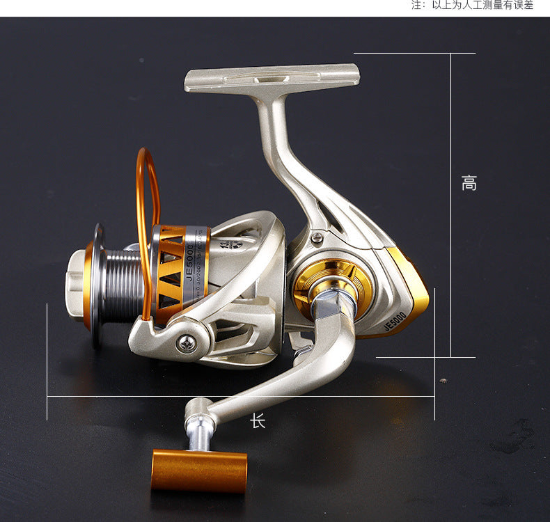 Xinlong Weihai Rod Spinning Fishing Reel 13Bearing Full Metal Head Fishing Reel Long Casting Fishing Rod Accessories Market