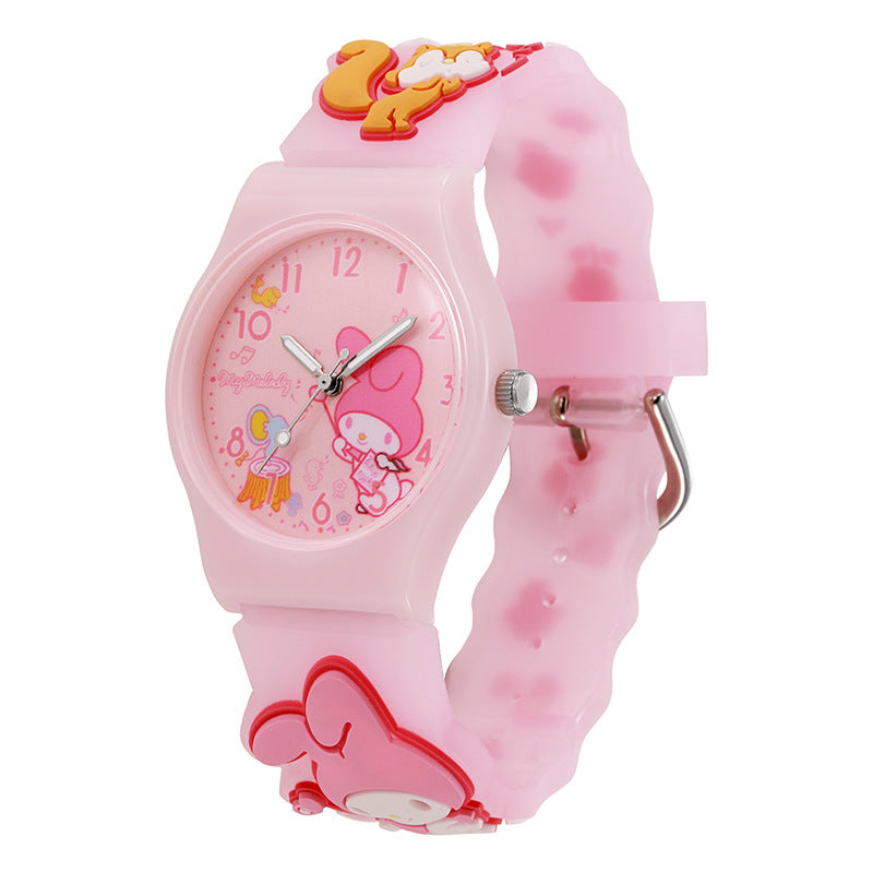Cartoon Children's Watch Epoxy Sanrio Watch Elementary School Quartz Watch Wholesale Cross-Border E-commerce Wristwatch Decoration