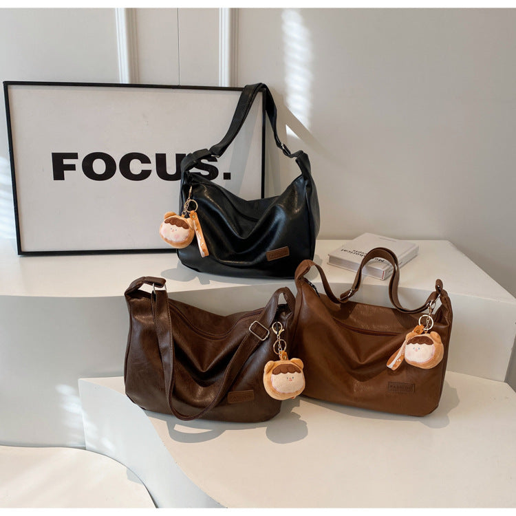 Niche Underarm Bag for Women2024New Autumn and Winter Fashion Retro Dumpling Bag High-end Versatile Shoulder Crossbody Bag