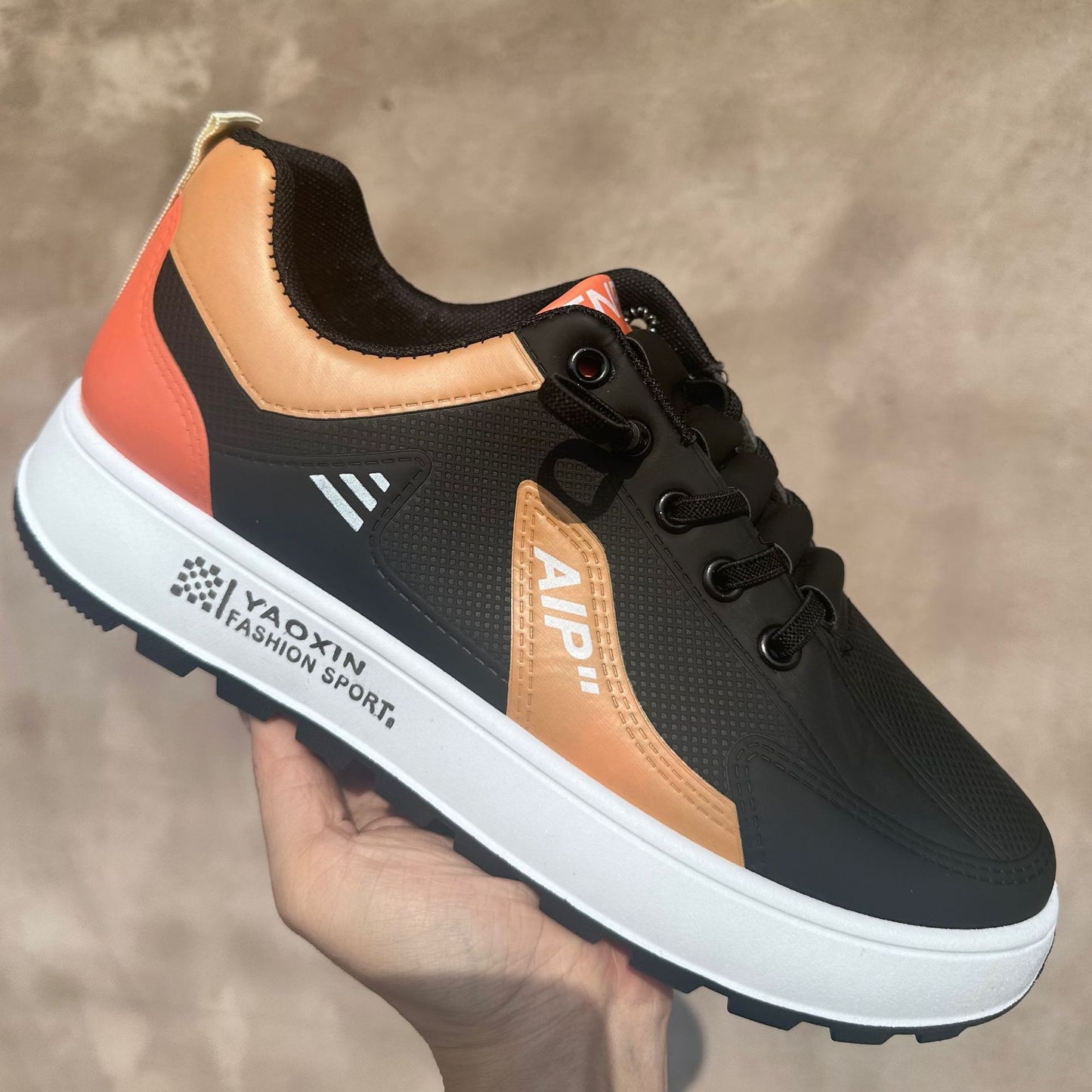 Leather men’s casual durable slip-on shoes