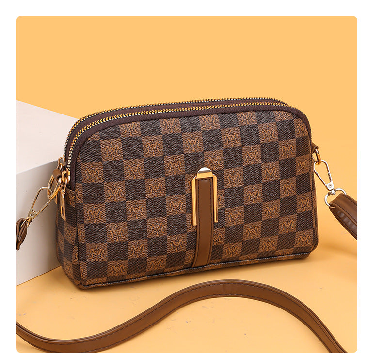 2834Yagelaisi Bag for Women New Simple Versatile Shoulder Bag Retro Trendy Crossbody Women's Bag Phone Bag