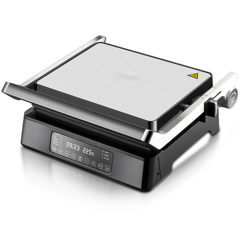 EU UK Cross-Border 2-in-1 Steak Maker Sandwich Maker Waffle Maker Detachable Smart Display Breakfast