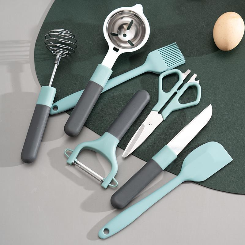 Internet Celebrity Kitchen Gadgets Small Tools Kitchenware Set Japanese Household Complete Scissors Baby Food Tools Full Set