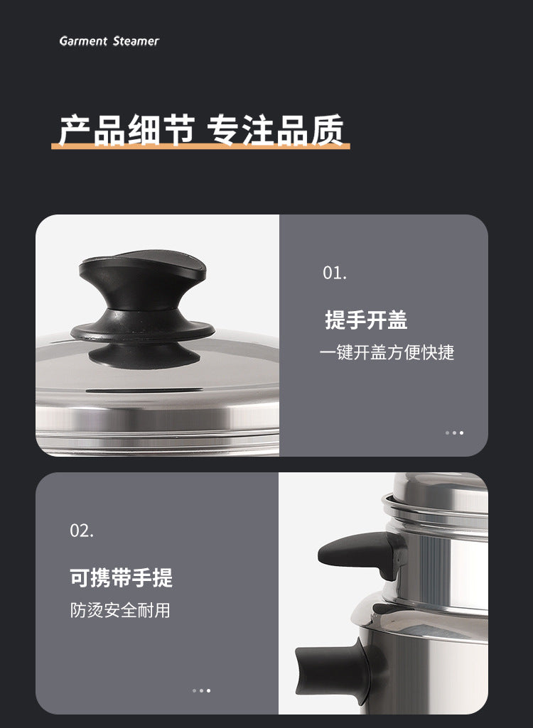 Mini Rice Cooker3-4Small Rice Cooker1-2People304Stainless Steel Food Grade Inner Tank Household Old Style5-6