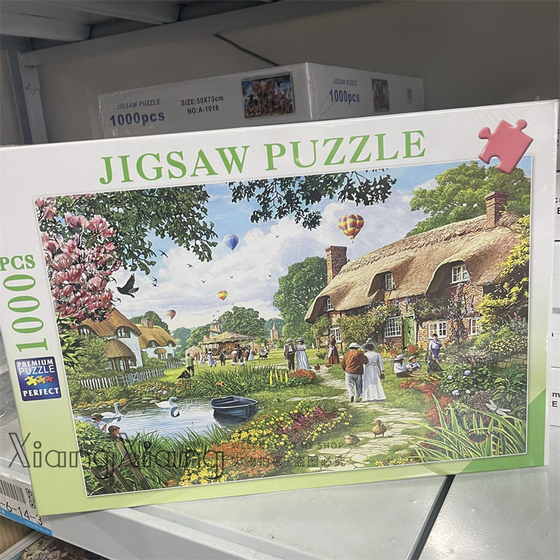 It is said that only20%People can put it together in one go And you? Times Square Puzzle1000Piece0.9kg