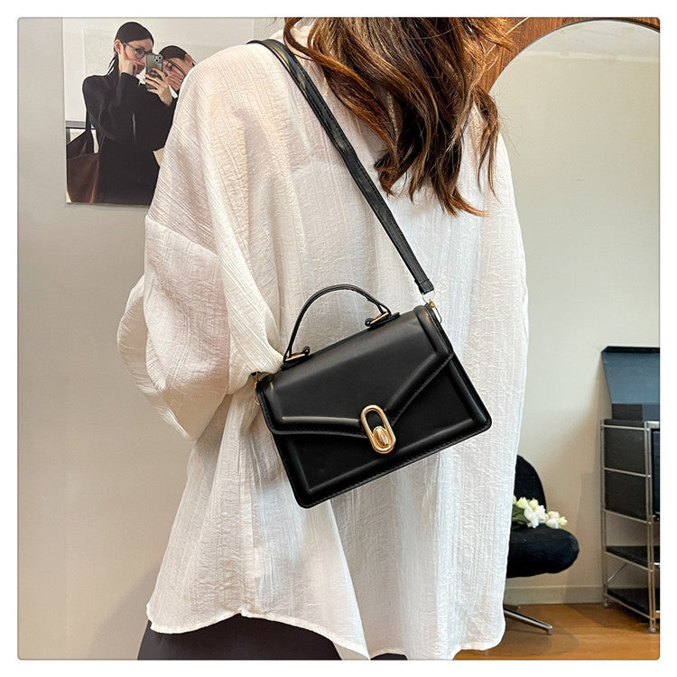 Fashionable and Elegant Small Square Bag2025Summer New Korean Style Niche Casual Commuter Crossbody Bag Trendy Shoulder Bag
