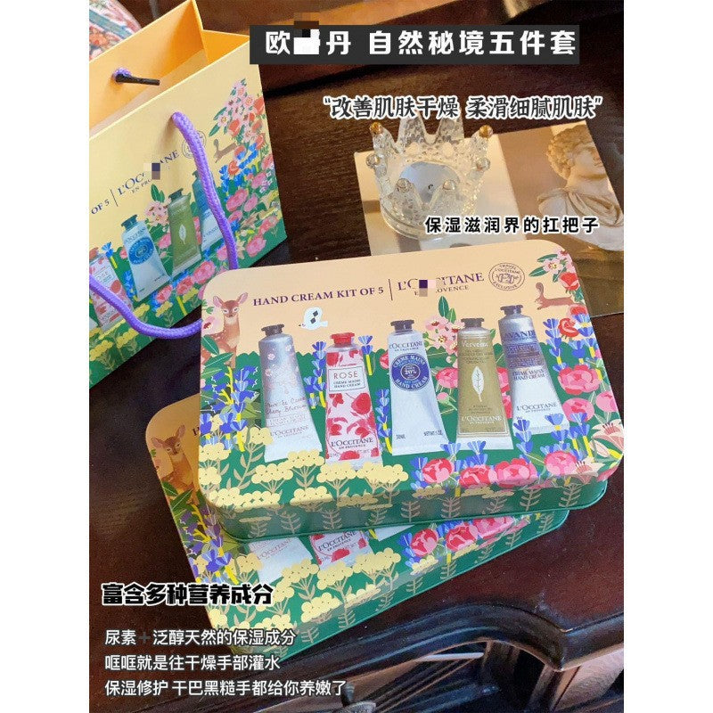 French Oudan Hand Cream Long-lasting Hydration Moisturizing Non-greasy Fragrance Hand Cream Gift Shea Butter Rose