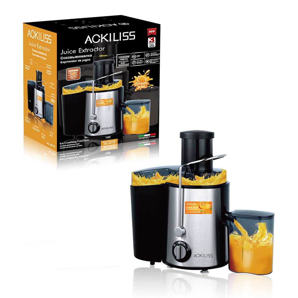 American Standard110V European Standard Cross-Border Household Pulp Separator Electric Fully Automatic Fruit Juicer Original Juice Machine Juice Extractor