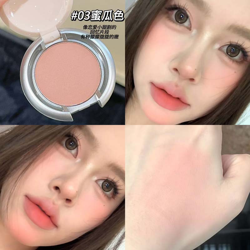 Toot Dodo Light Feather Filter Shadow Soft Mist Blush Low Saturation Facial Contouring Brightening Whitening Rouge for Beginners T854