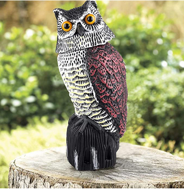 Cross-Border Garden Decoration Simulation Owl Ornament Creative Animal Model Small Yard Landscaping Gardening Decoration Free Shipping