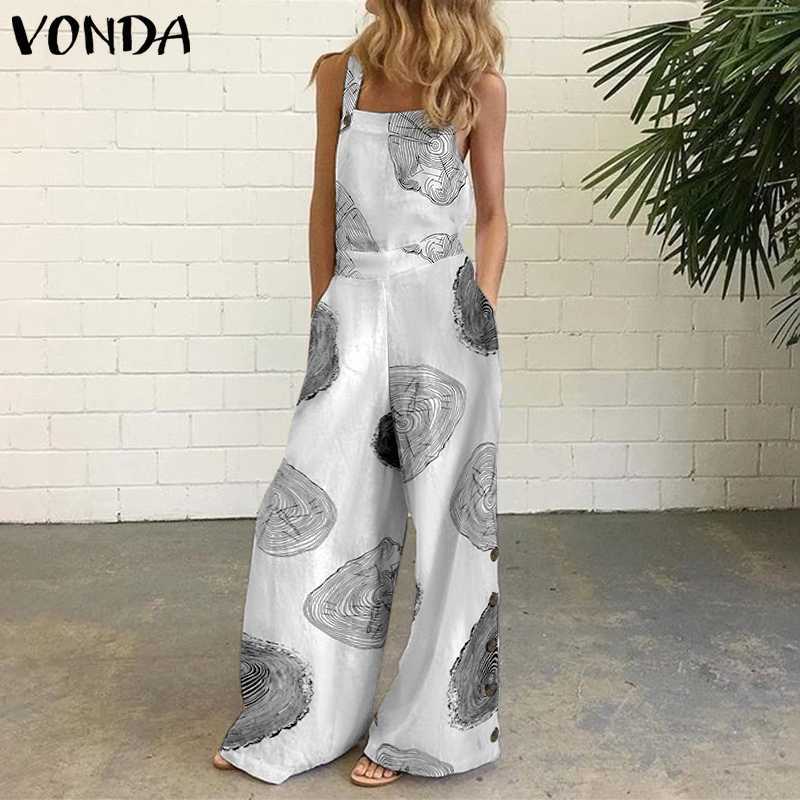Independent Station European and American2025New Amazon Four-Color Polka Dot Wide-Leg Pants Long Pants Digital Print Backless Jumpsuit