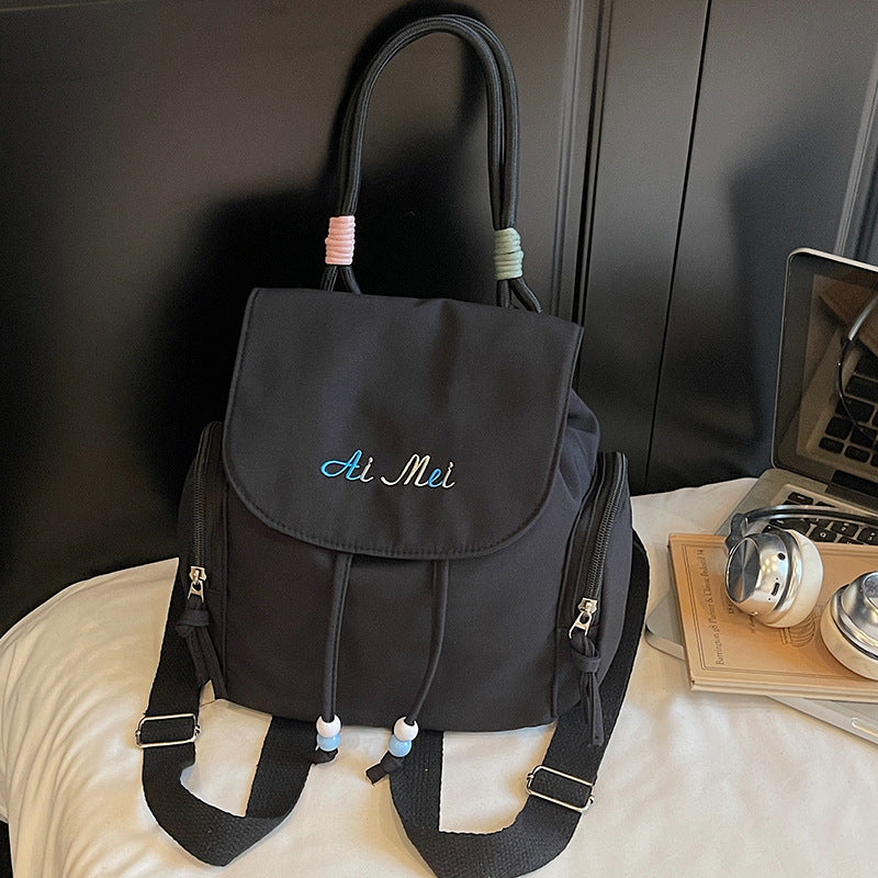 Foreign Order Fashion Super Popular Fresh Style Women's Backpack2025New Trendy and Stylish Handbag Commuting Small Backpack for Women