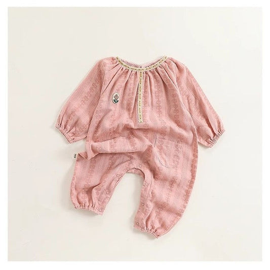 Baby Clothes Sweet Little Princess Loose Stylish Long Sleeve Romper Baby Jumpsuit Spring Autumn Baby