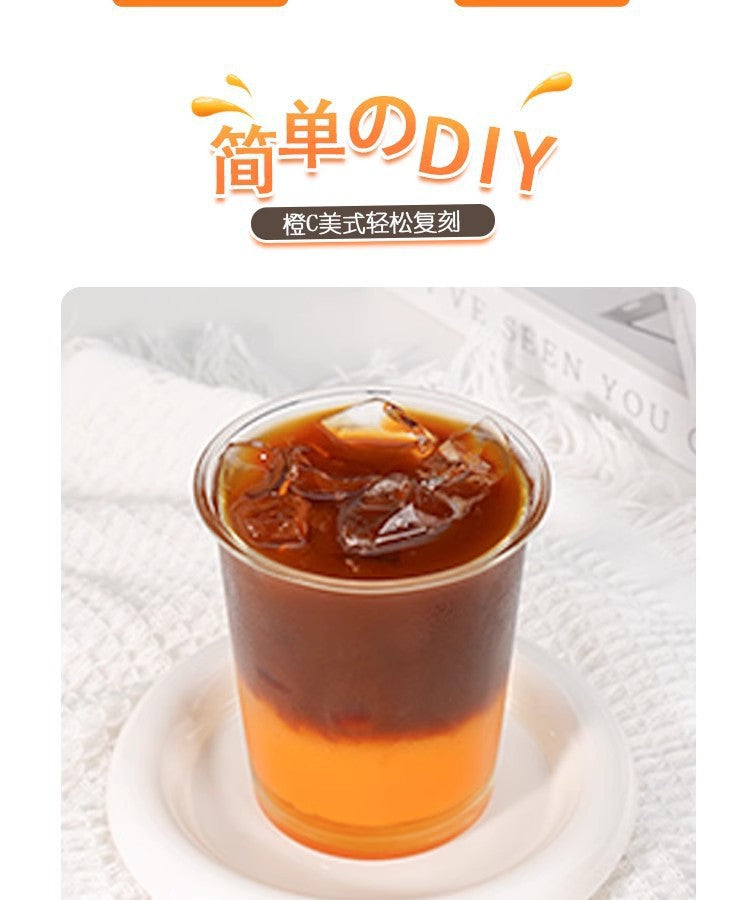 Luhai HPP Quick-frozen Orange Juice Bottled1kg Orange Juice without Fruit Pulp C American Sparkling Water Coffee Milk Tea Ingredients