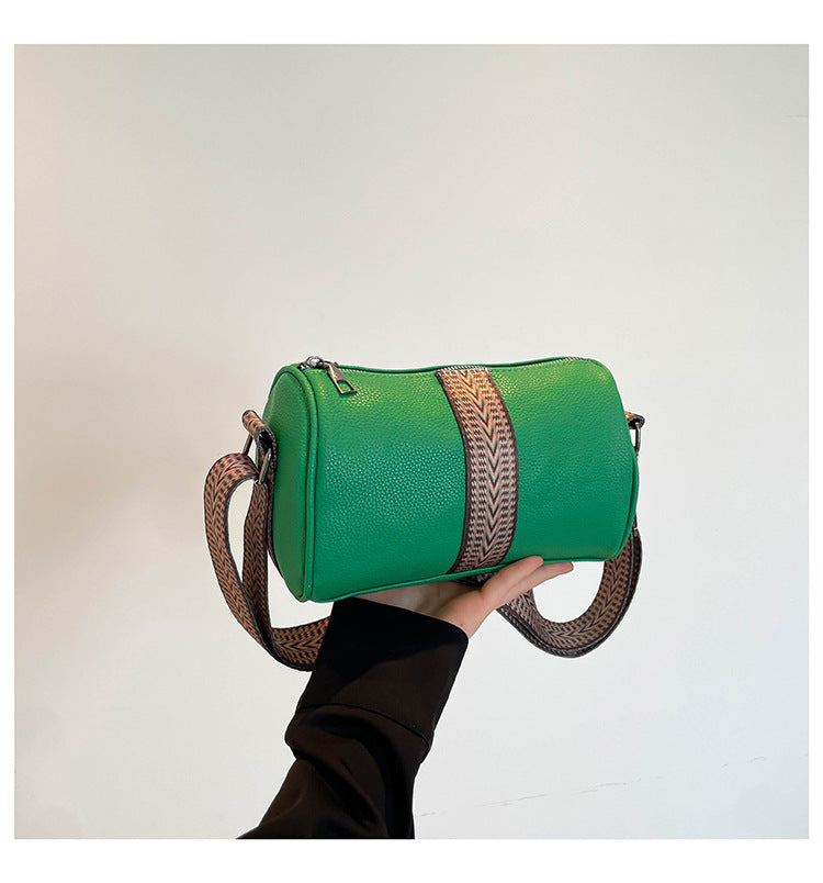 Genuine Leather Fashion Large Capacity Women's Bag2023New Top Layer Cowhide European and American Retro Casual Bag Trendy Single Shoulder Crossbody Bag