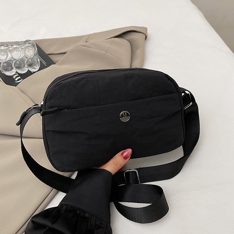 Casual texture niche design small square bag2025Spring New Fashionable Trendy Women's Single Shoulder Crossbody Bag