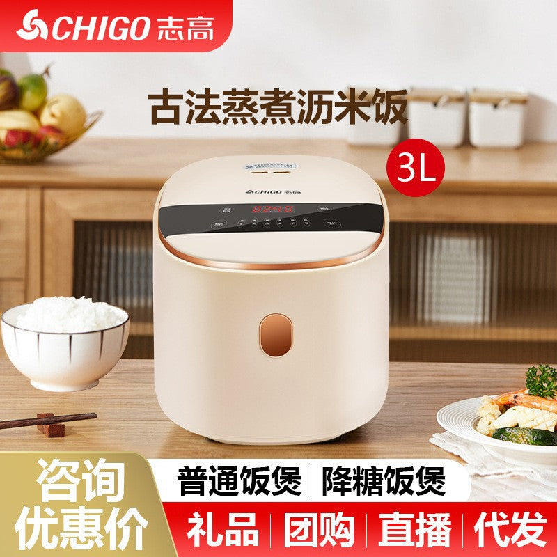 Zhigao Rice Cooker for Home and Dormitory, Multi-Functional Rice Cooker, Non-Stick, Smart, with Timer and Reservation Function2to5Steamer Rice Cooker