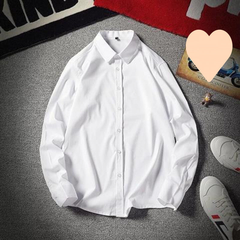 Romantic2025New Gradient Color Shirt for Men Korean Version Loose Trendy Stylish Casual Long Sleeve Shirt