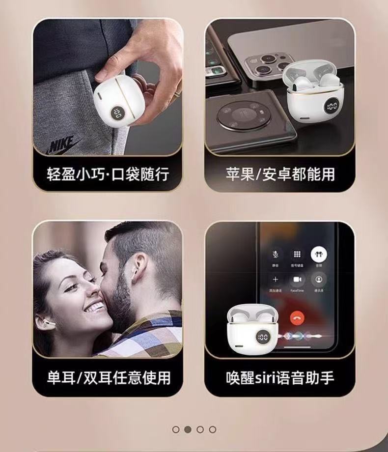 2025New S190Wireless Bluetooth Headset High Endurance Sports Game Noise Reduction Sound of Berlin Huaqiangbei Headset