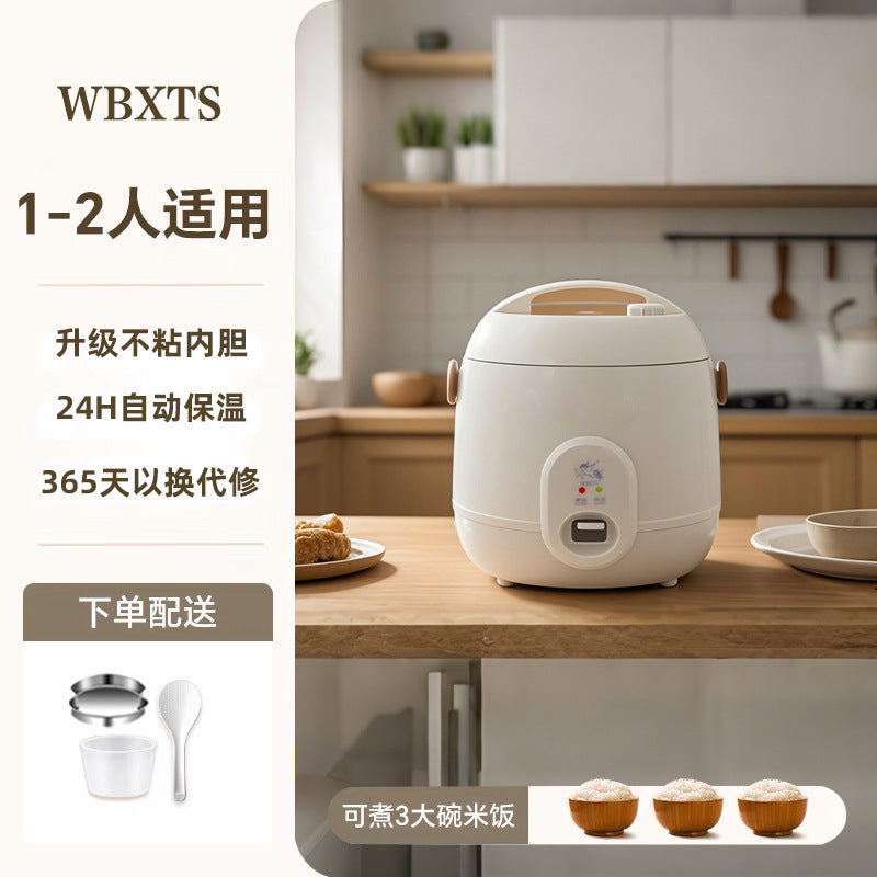 Little Angel Multifunctional Smart Rice Cooker and Soup Maker2-3Mini Rice Cooker for Dormitory and Home Use, Can Cook and Steam