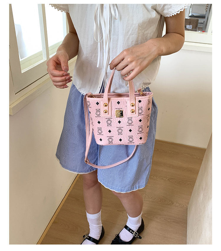 Large Capacity Stylish Versatile Korean Version ins Women's Bag2025New fashionable and high-end one-shoulder tote bag