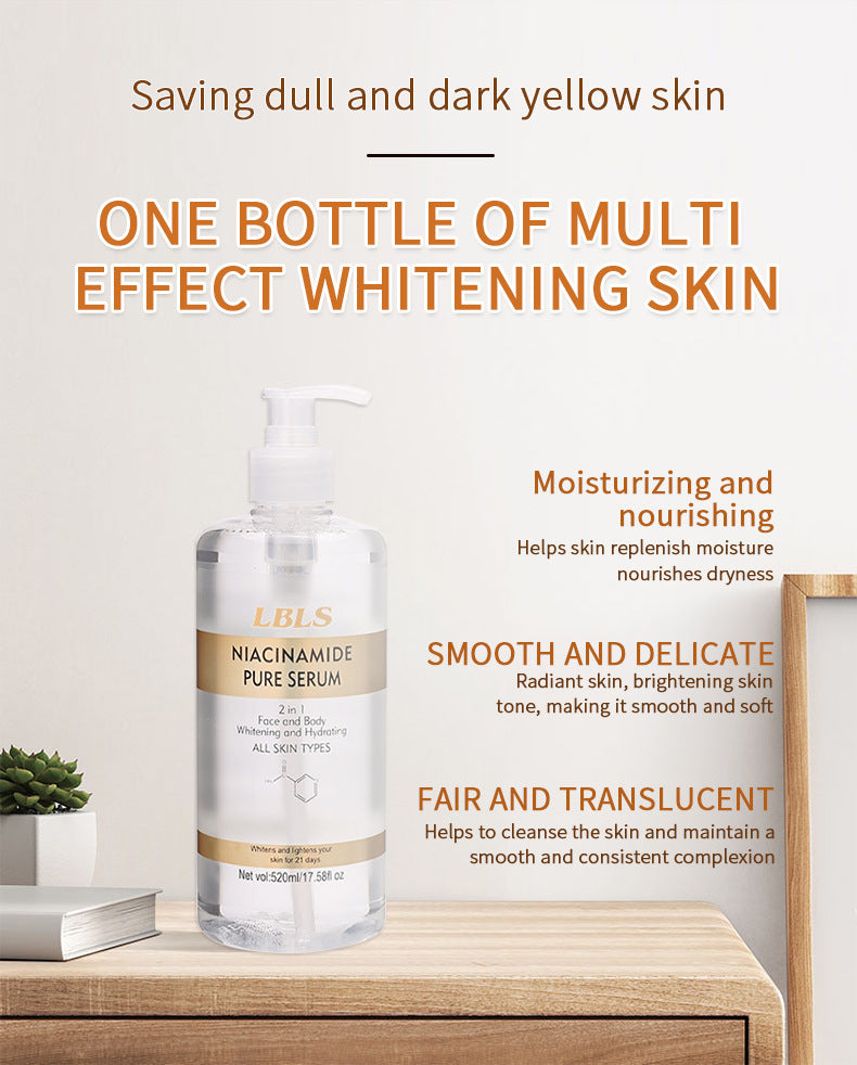 Cross-border hot sale LBLS Niacinamide Essence Brightens Skin, Hydrates, Moisturizes, Skincare, Locks in Moisture, Rejuvenates Skin Wholesale