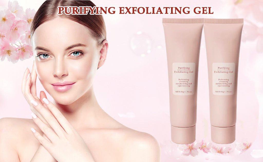 Cross-Border Hot-Selling Exfoliating Gel Cleanser Face Body Lotion Skin Scrub Cleansing Care Dead Skin Removal Gel