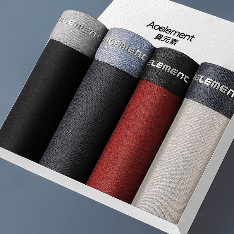 Four-Pack Gift Box Men's Wholesale Underwear Men's Boxer Briefs Breathable Youth Triangle Underwear Men's Underwear Wholesale http://detail.1688.com/offer/615341246204.html