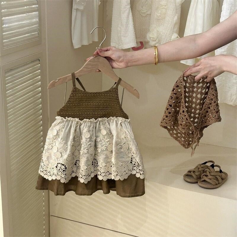 Socialite Style~Girls' Summer Dress Stylish Princess Dress for Little Girls New Trendy Dress for Girls