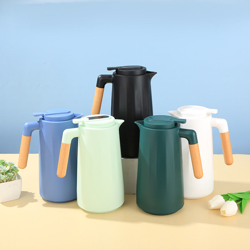 Cross-Border Insulated Kettle Household Glass Inner Liner Warm Kettle Simple Office Coffee Large Capacity Hot Water Kettle Insulated Water Kettle
