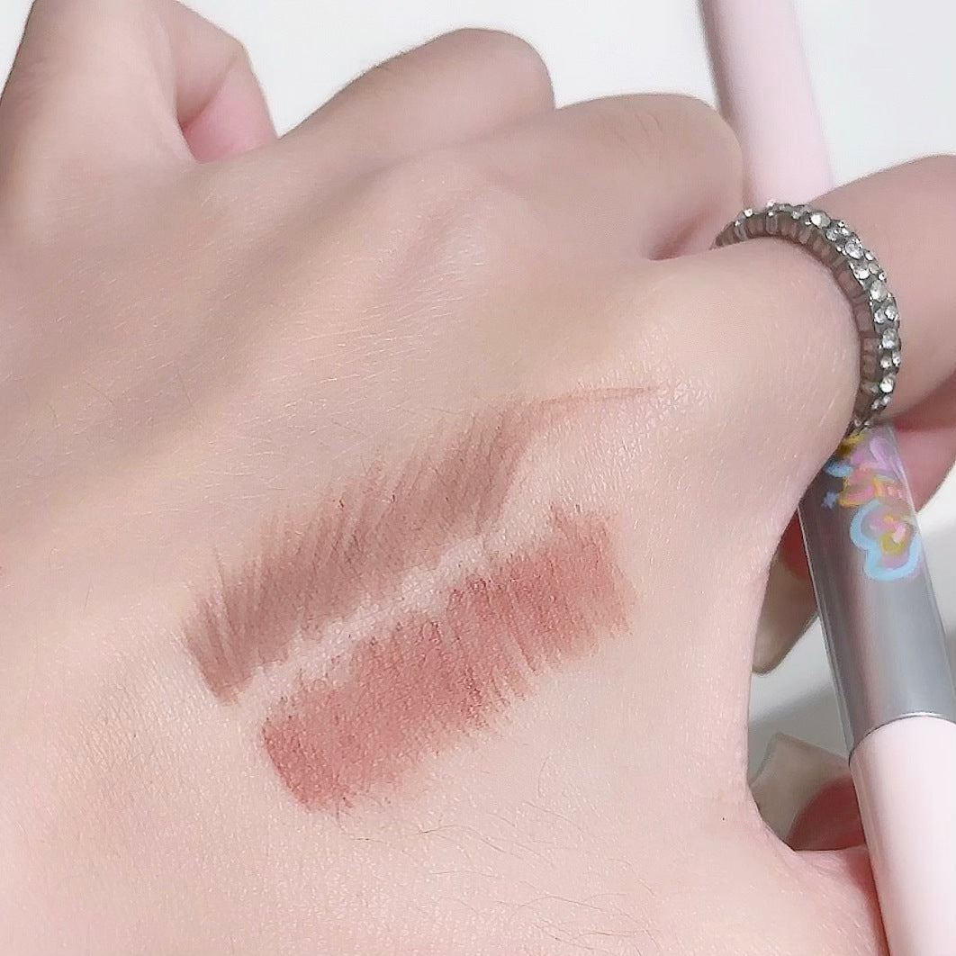 Hello YA Smart Dual-Head Eyebrow Dye Light Color Wild Eyebrow Pencil Natural Waterproof Sweatproof Long-Lasting Non-Fading1205