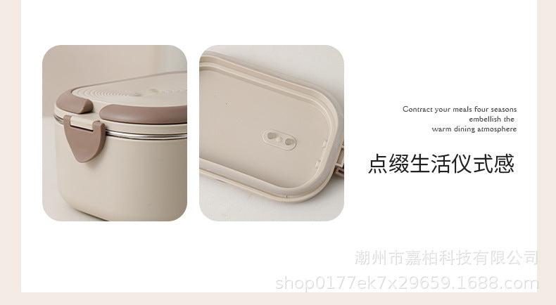 Hộp đựng cơm trưa giữ nhiệt 304Stainless Steel Portable Constant Temperature Lunch Box
