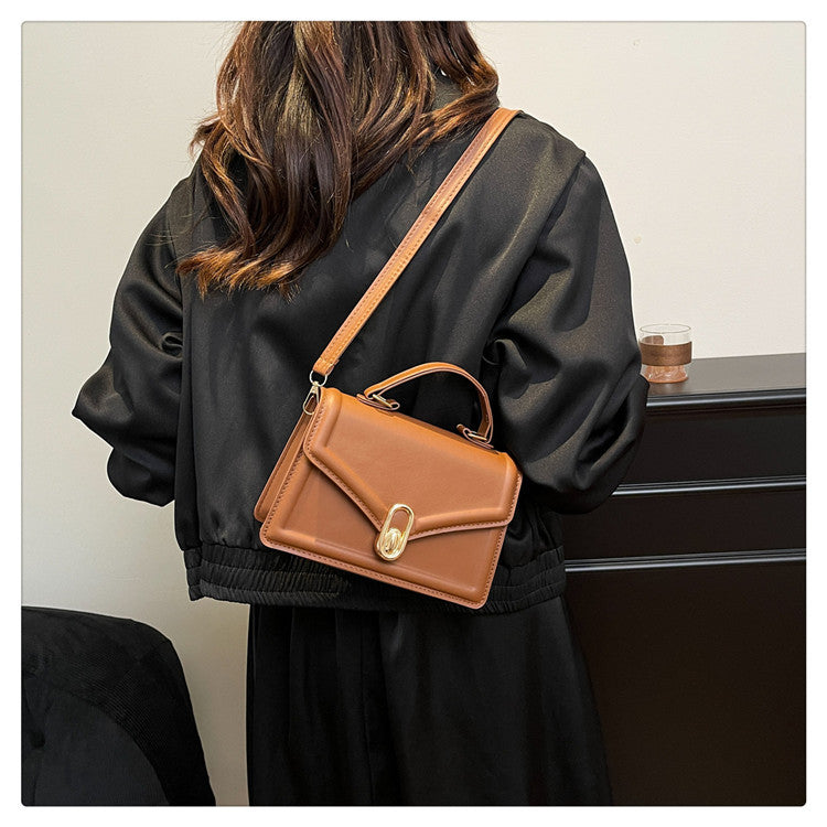Fashionable and Elegant Small Square Bag2025Summer New Korean Style Niche Casual Commuter Crossbody Bag Trendy Shoulder Bag