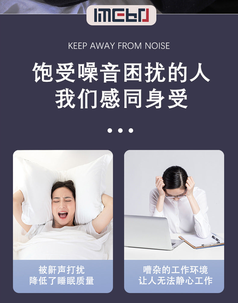 Earplugs Anti-Noise Sleep Super Soundproof Ear Muffs Study Special Dormitory Noise Reduction Silent Ear Protection