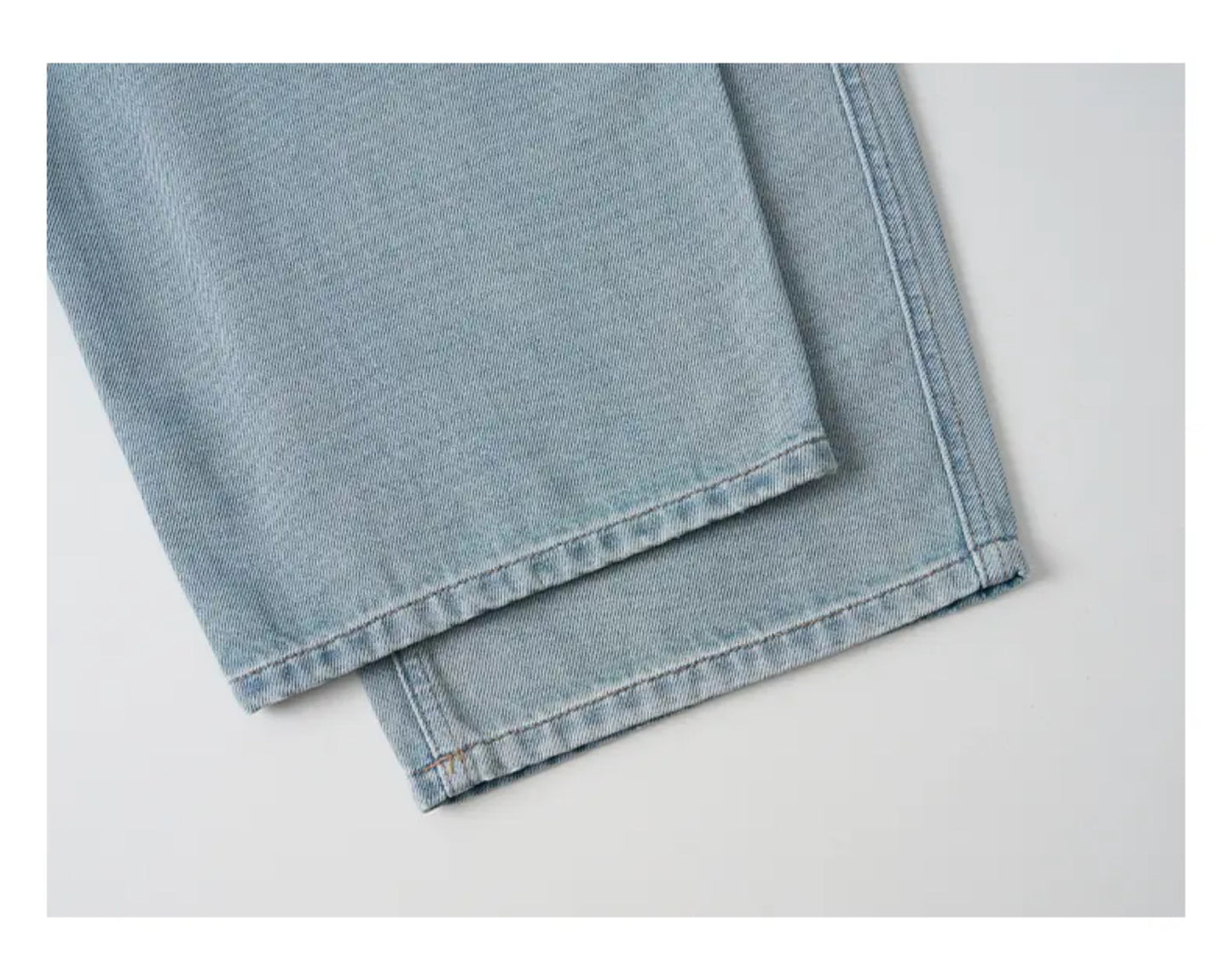 DUOXINIU/Duo Xi Niu/DaLin Summer Thin Jeans for Women, Slim Fit Scimitar Pants, Loose Fit, Leg-Lengthening