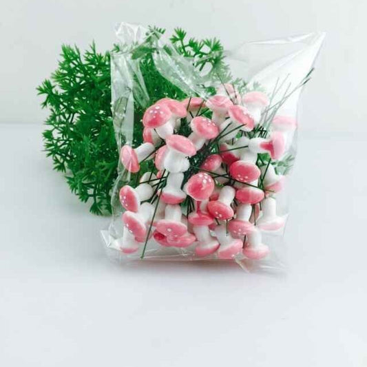 Simulation Plant 60A pack of colorful small mushrooms Special Offer Foam Mushroom Micro Landscape Potted Plant Accessories Ornaments