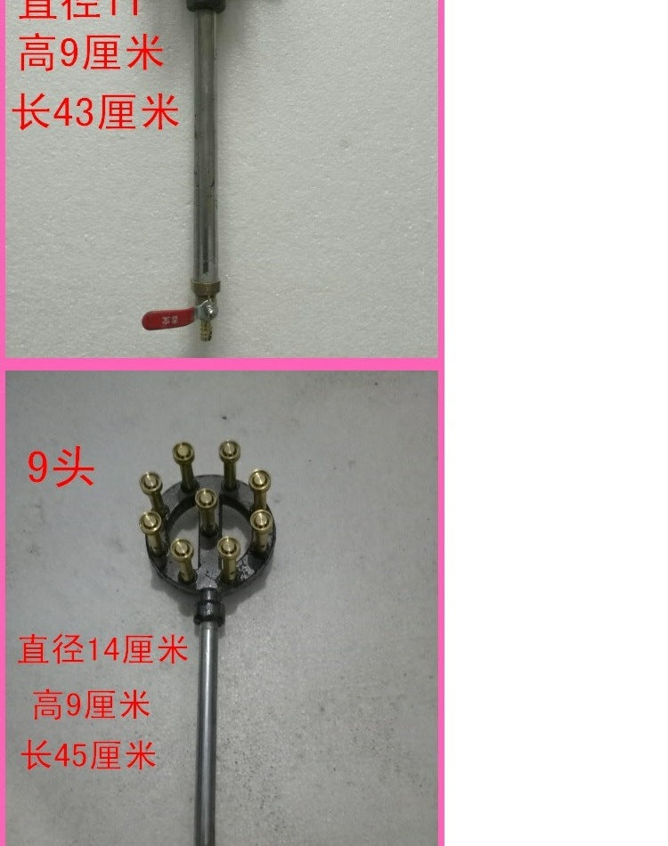 Commercial High-Heat Stove Burner Gas Single Stove Tabletop Restaurant Gas Stove High-Pressure Liquefied Gas Biogas Natural Gas Stove Burner